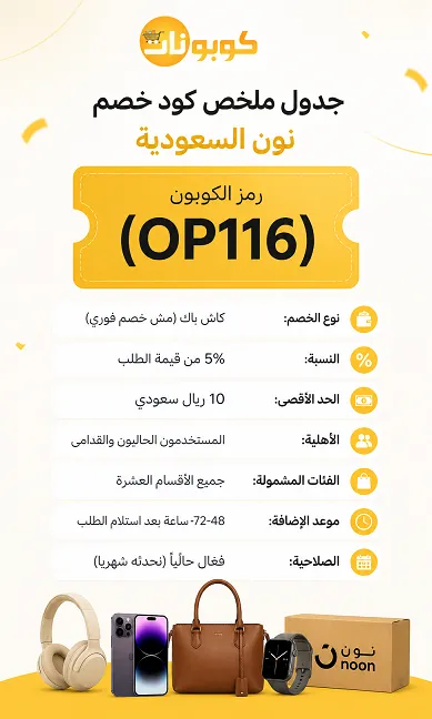 ملخص كود خصم نون السعودية كل التفاصيل قدامك