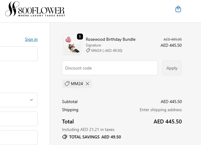My Experience with 800 flowers discount code